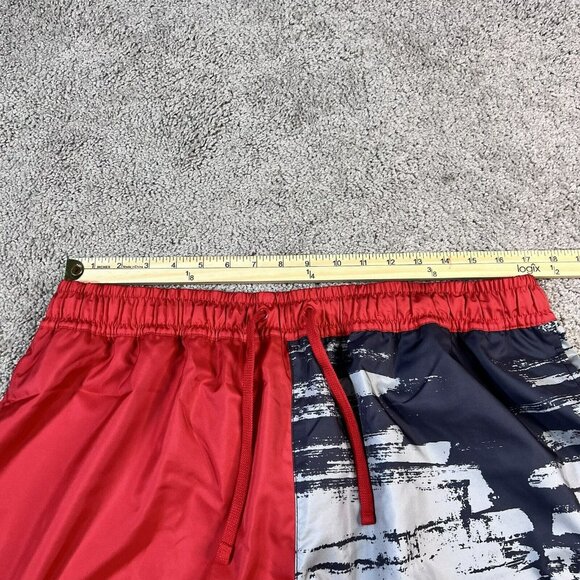 Nike Flow Summer Basketball Shorts Red Black Gray Men's Size XXL - Picture 4 of 5